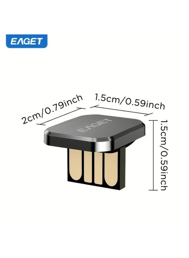 Eaget High Speed 64GB USB 2 0 Flash Drive Mini Button Design Portable Metal Pen Drive - Image 2